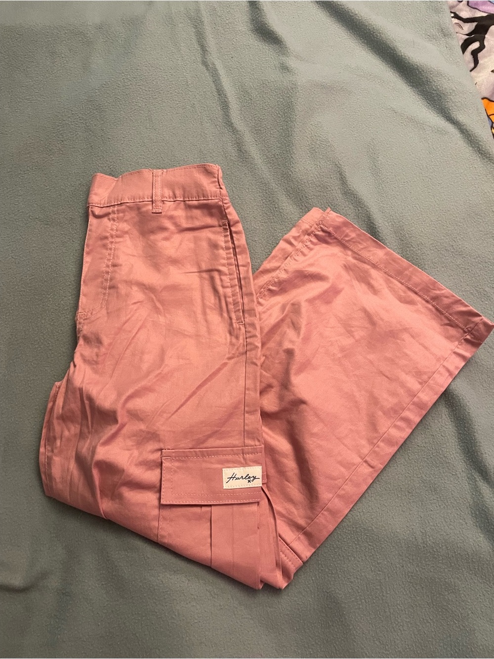 Hurley girls Rose Pink Cargo Pants